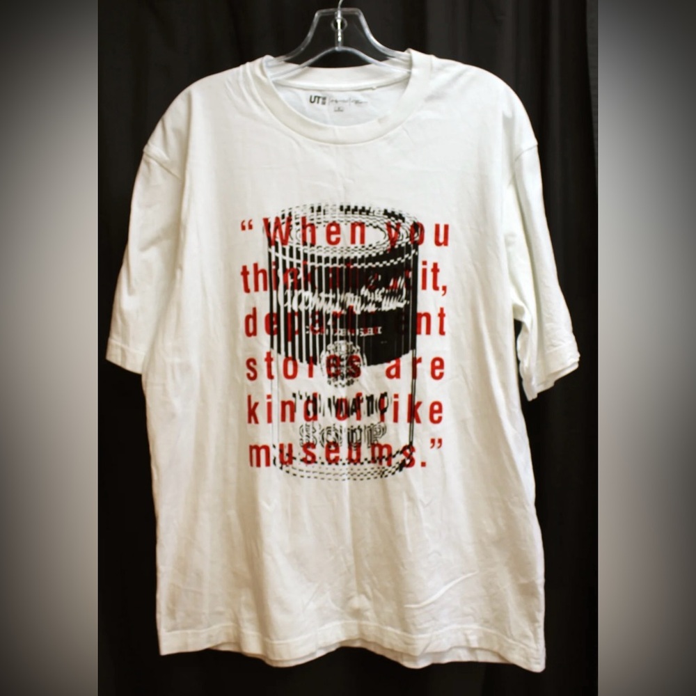🩵Uniqlo x Kosuke Kawamura - Andy Warhol Collection, Soup Can,  T-Shirt Size M